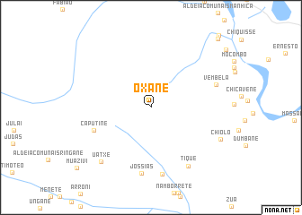 map of Oxane