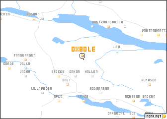 map of Oxböle