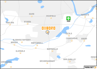 map of Oxboro