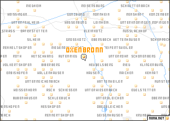 map of Oxenbronn