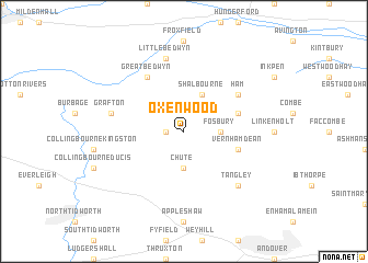 map of Oxenwood