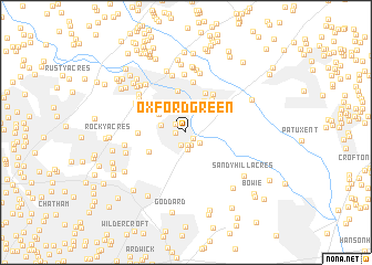 map of Oxford Green