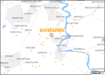 map of Oxford Park