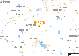 map of Oxford