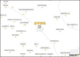 map of Oxford