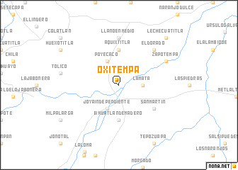 map of Oxitempa