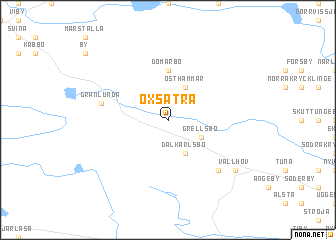 map of Oxsätra