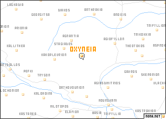 map of Oxýneia