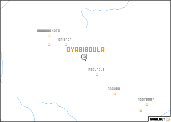 map of Oyabi-Boula