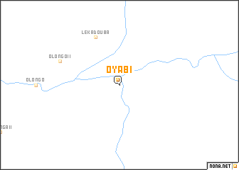 map of Oyabi