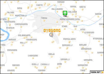 map of Oya-dong