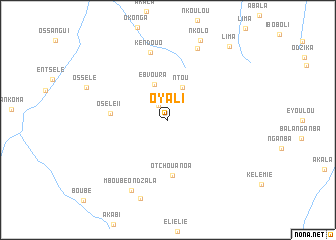 map of Oyali