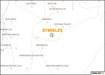 map of Oyameles