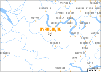 map of Oyangbene