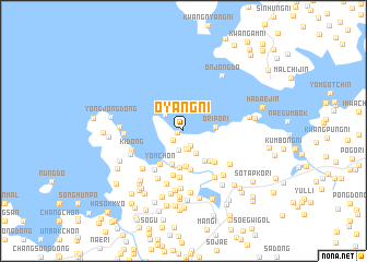 map of Ŏyang-ni