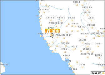 map of Oyango