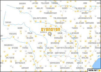 map of Oyanoyan