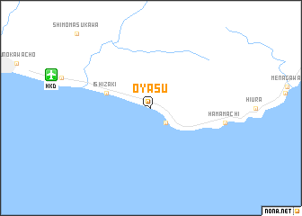 map of Oyasu