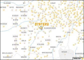 map of Oyateru