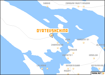 map of Oyatevshchina