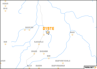 map of Oyate