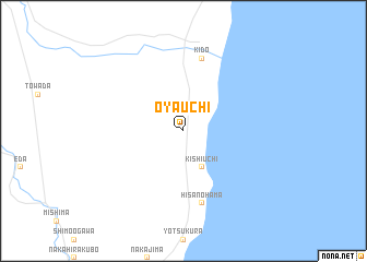 map of Ōyauchi