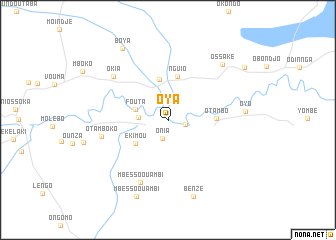 map of Oya