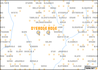 map of Oyebode