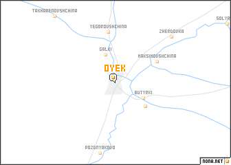 map of Oyëk