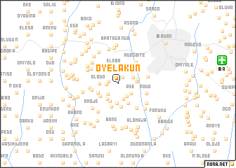 map of Oyelakun