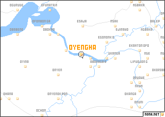 map of Oyengha