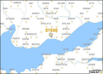 map of Oyewo