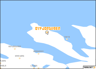 map of Øyfjordvær