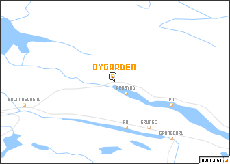 map of Øygarden