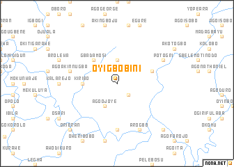 map of Oyigbobini