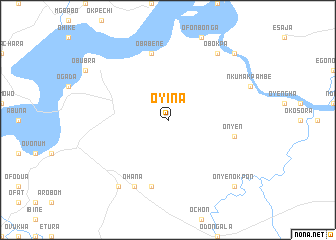map of Oyina