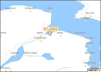 map of Øyjord