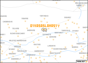 map of Oykas-Aslamasy