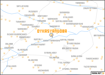 map of Oykas Yandoba