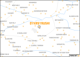 map of Oykas-Yaushi