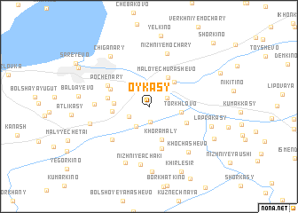 map of Oykasy