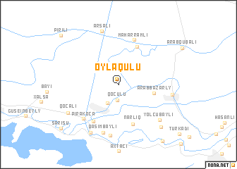 map of Öylǝqulu