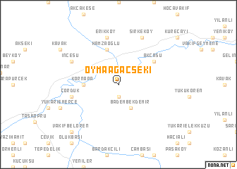 map of Oymaağaçseki