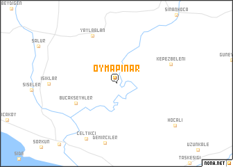 map of Oymapınar