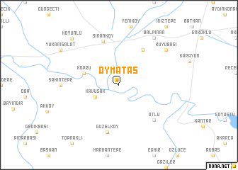 map of Oymataş