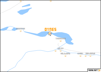 map of Øynes