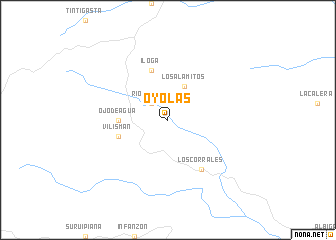 map of Oyolas