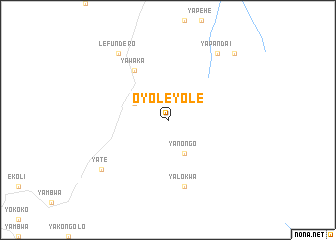 map of Oyoleyole