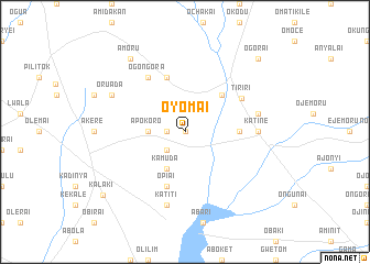 map of Oyomai