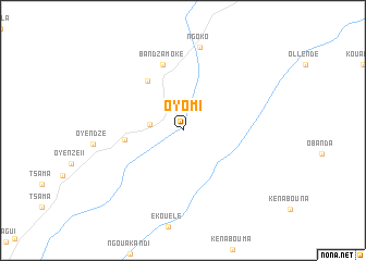 map of Oyomi